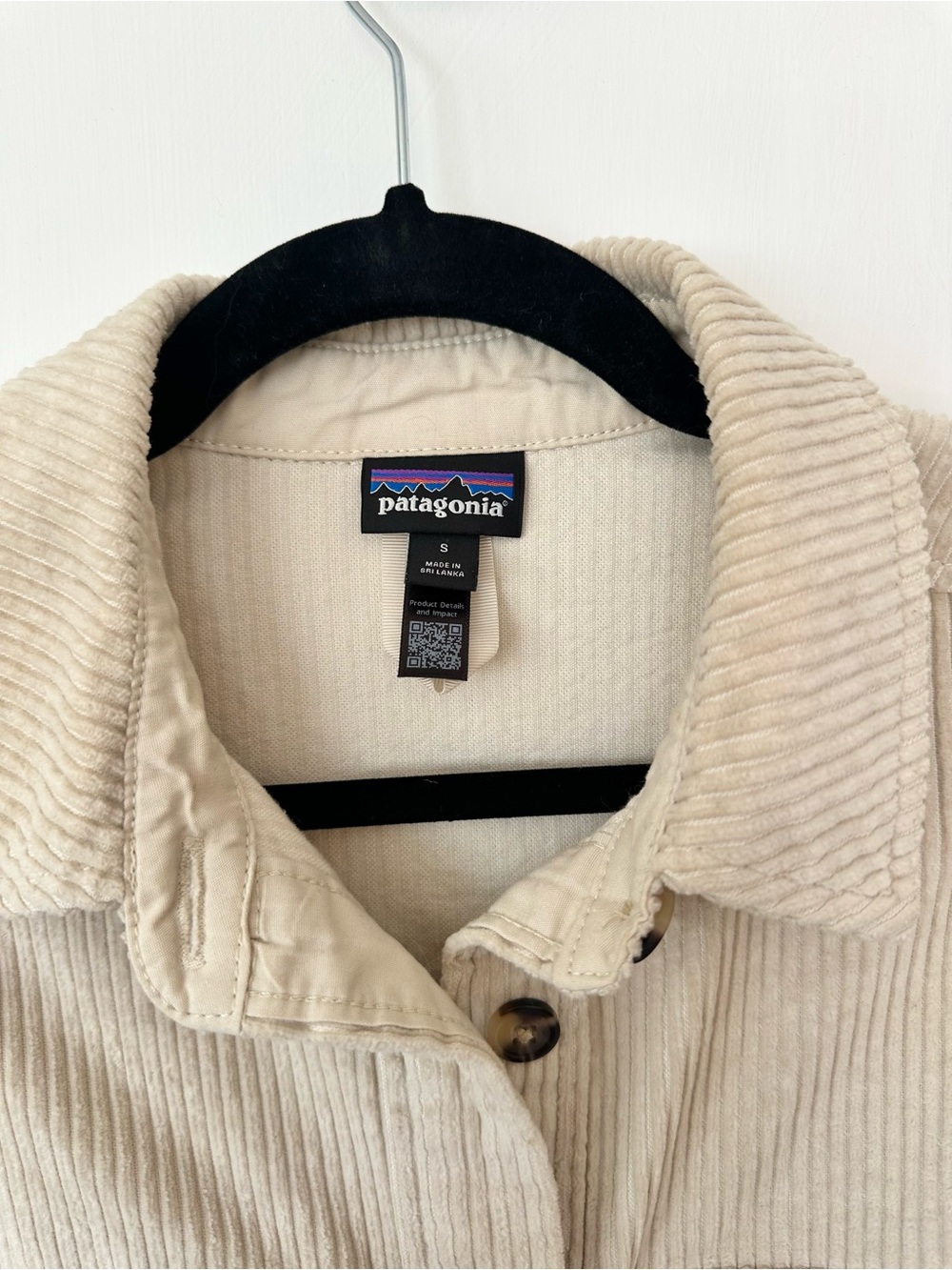 Patagonia Women’s Corduroy Long Sleeve Overshirt Jacket 100% Organic Cotton S - Picture 6 of 7